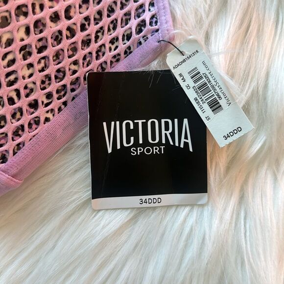 Victoria’s Secret Layer Fishnet Sports Bra 34DDD - Picture 3 of 8